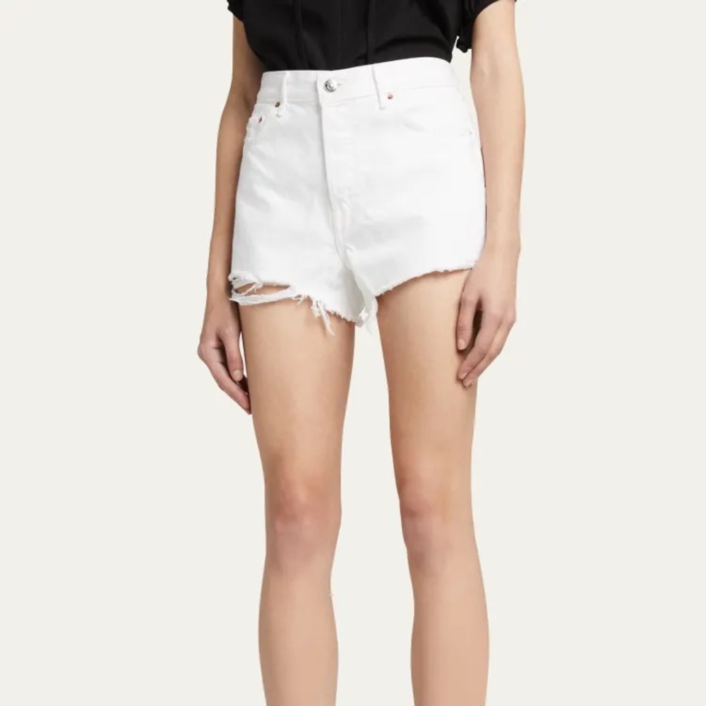 GRLFRND Helena Jean shorts, white size 28